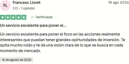 Opinión verificada de Francesc Lloret